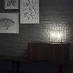 linea table lamp manooi crystal