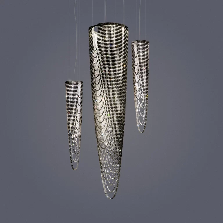 mirage manooi luxury handcrafted bohemian crystal chandelier cluster