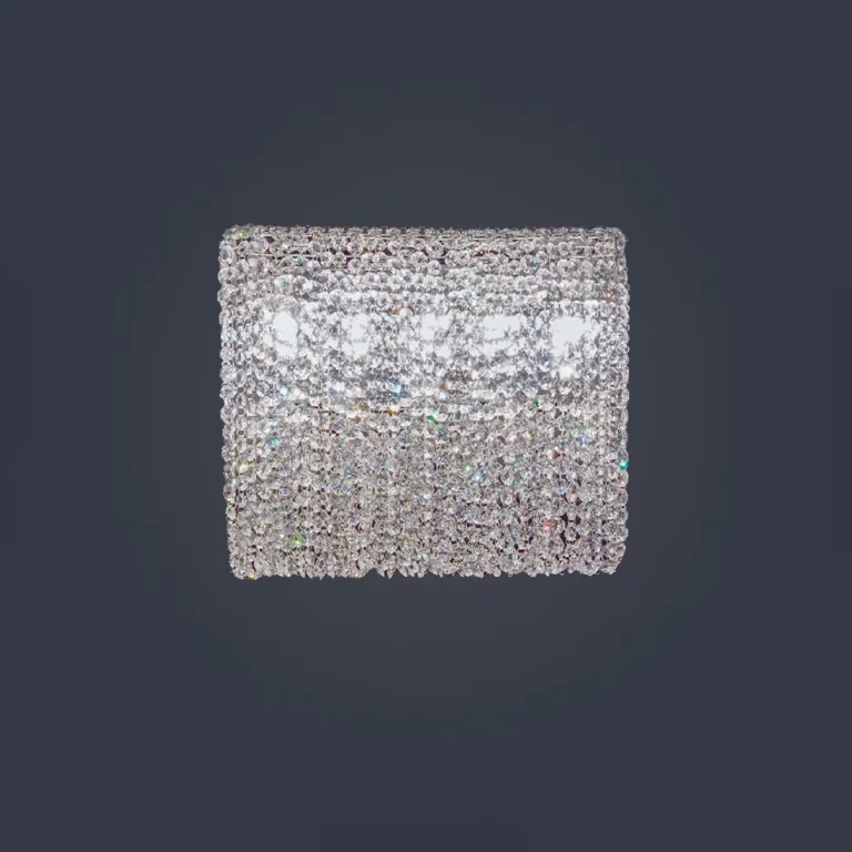 silk manooi crystal wall lamp 2