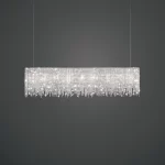 linea chandelier crystal