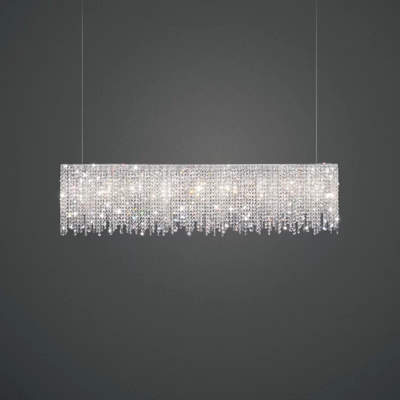 Linea crystal chandelier