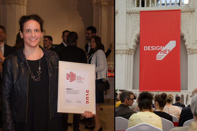 Judit Zoltai received the Design Management Award in 2016.