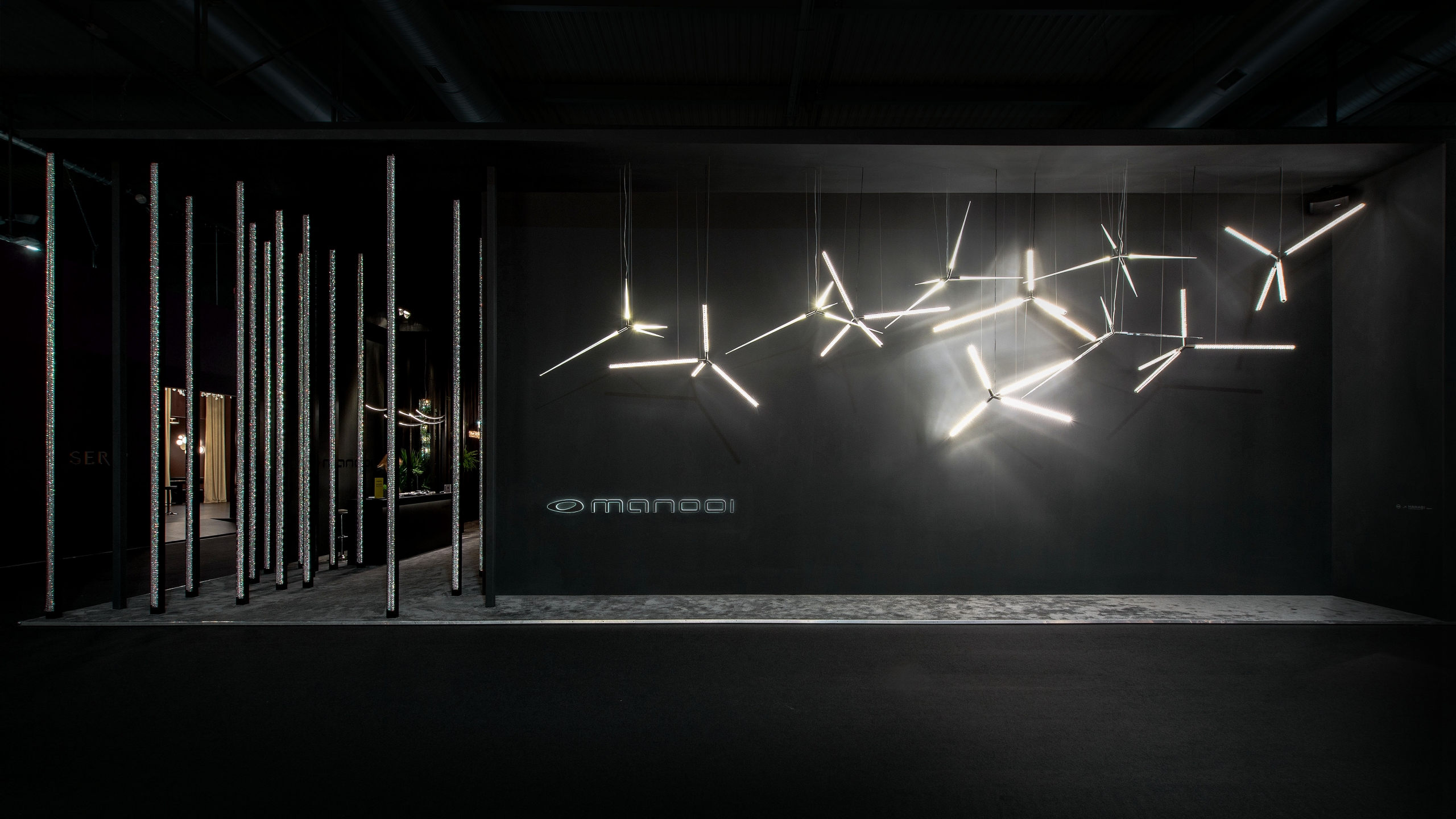 Manooi stand at Euroluce